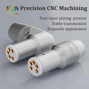 AED4-발열 등급 비닐 LP 레코드 플레이어 톤암 헤드 5핀 플러그 시트 신호 라인 핀