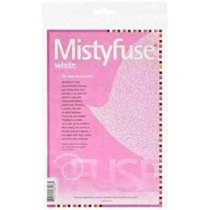 부착된 미스티퓨즈 시어 퓨즈블 인터페이스, 20인치 x 90인치, 흰색 EAWF01