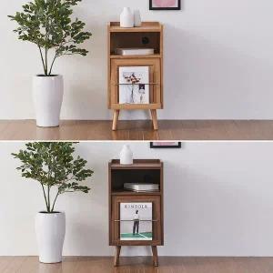 [소티디자인]헤이즐 플랩도어 협탁 - 2color