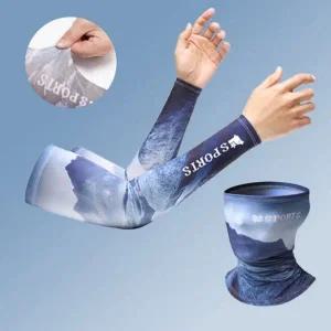 쫀쫀 시원 스포츠 바라클라바 쿨팔토시 세트