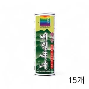 칠갑농산 칠갑 메밀국수 1kg X 15개 마른메밀 소바면 (WFGY8NX)