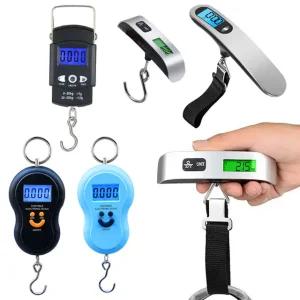 캐리어 저울 무게측정기 휴대용 손저울 전자 디지털 기내용 여행용 낚시 매달림 고리 스트랩