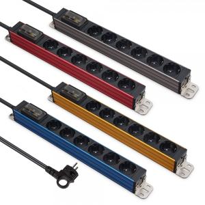 현대일렉트릭 서버탭 6구 알루미늄 고용량 멀티탭 (3m) 골드