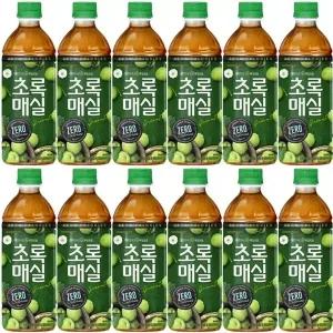 웅진 초록매실 제로 500ml x 24개