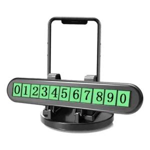 POIPOI 차량용 360도 야광 주차번호 핸드폰 거치대 차량용거치대 대쉬보드거치대 차량거치대