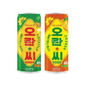 오란씨 250ml 2종 파인/ 10캔+오렌지/ 10캔 총20캔