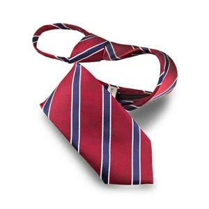 지퍼넥타이)7cm 자동 넥타이_GA7011/슬림/넥타이/고급/결혼식/남성/자동/사선/학예회/보라색/주니어/초등