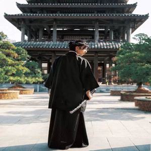 기모노 유카타 남성 코스프레 의상 전통 일본 사무라이