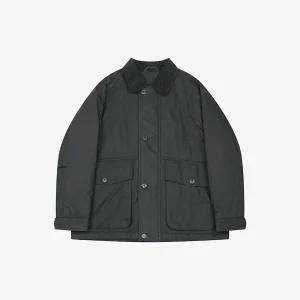 [지이크] 왁스 코튼 빅 포켓 점퍼 블랙 (PHMAX6018)