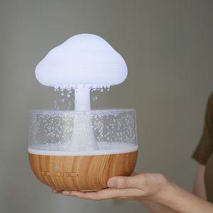 빗소리가습기 비구름 무드등 구름 미니 야간등 물방울 수면