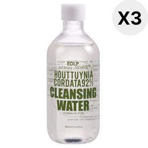 더마팩토리 약산성 클렌징워터 어성초 미셀라 300mlX3