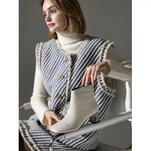 나인웨스트 양가죽 스퀘어 앵클부츠(5cm) (5color) nw053 734315