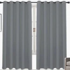 가벼운 암막커튼 2장 그레이 140x224 수면 가리개 커튼 (WFJ8AL9)