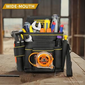 전기공 도구 허리 가방 - 내구성이 뛰어나고 휴대 가능하며 다기능이며 직물 소재로 제작되었으며 조립이