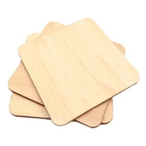 사각 나무판 원목 공예 코스터 우드페인팅 카빙 다용도 만들기