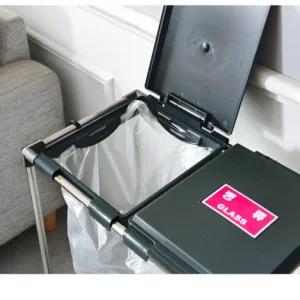 가져유 분리수거함 재활용 가정용 대용량 쓰레기통 스탠드 대형 실외용 재활용분리수거함 분리수거대 업소