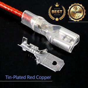 180/90/30PCS 스페이드 와이어 커넥터 암수 압착 단자 세트 전기 케이블 2.8mm