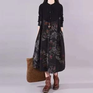 여성 가을 원피스 중년 빅사이즈 60대 하객룩 드레스 엄마옷