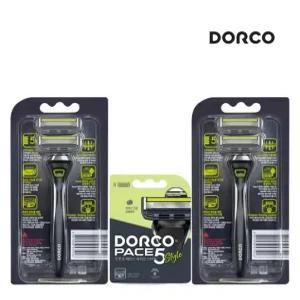 도루코 페이스5 스타일 면도기 세트 면도기2개+날12개입