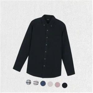 탑텐탑텐남성 코튼 플란넬 버튼다운 긴팔 셔츠_MSB4WC1901 738862