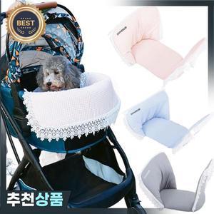 내구성 부드러운 애완 동물 유모차 패드 세탁 가능 더트 방지 개 자동차 쿠션 귀여운 레이스 통기성 소형