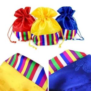 고급 세뱃돈 복주머니 설날 포장용 장식주머니 돌반지 (WFJDOL0)