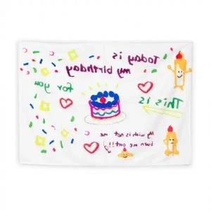 스케치생일파티현수막(A타입) 장식 배너 가랜드