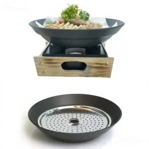 제작 채반 포함 족발 보쌈 수육 전용 찜채반 냄비 전골냄비 지름 24cm 26cm 28cm