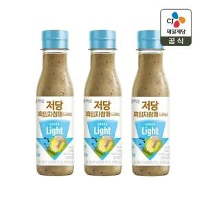백설 저당 흑임자 참깨드레싱 245g x3개