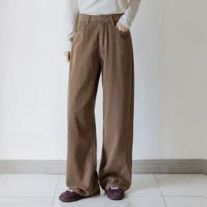 [시크폭스] 에일린 코듀로이 와이드 팬츠_53PT682