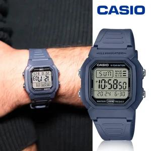 백화점AS 카시오 W-800H-2AVDF 전자 디지털 방수 백라이트 전자시계 군인시계 지코스모 공식수입