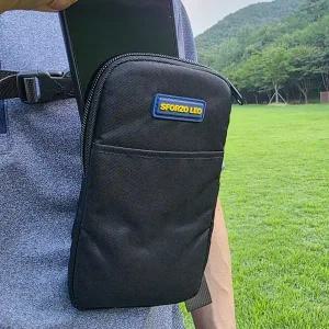 어깨끈포함 멀티 등산 핸드폰 원포켓 파우치 /지퍼 투포켓 파우치 모음-등산 보조가방 스마트폰 케이스 미니백 크로스백