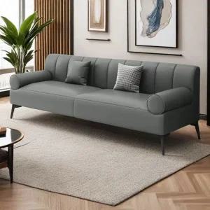 폭좁은 쇼파 장의자 소파 패브릭 가죽 그레이 원룸