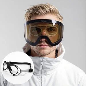 [톰디어] 스포츠 스노쿨링 스키고글 선글라스 다용도 도수클립 (길이조절 헤어밴드 타입)