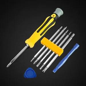 다용도 드라이버 세트 12종 비트 프라이바 삼각 피크
