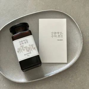 홍도라지 조청 410g 산골아짐의 수제조청 구증구포