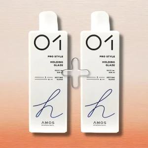아모스 홀딩 글레이즈 듀오 600ml (300ml x 2) 풍성한 컬