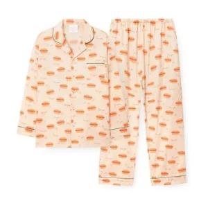 [갤러리아] [오르시떼] 남성 G009 뉴욕핫도그 긴소매 파자마 세트