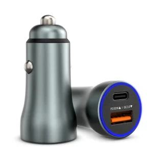 카플 차량용 충전기 60W 듀얼포트 시거잭 고속충전 핸드폰 USB 자동차 C타입