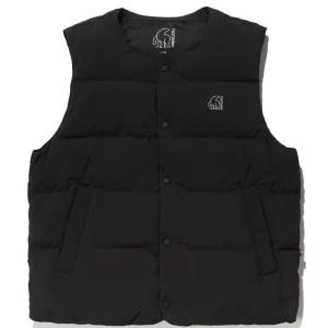 국내매장정품 노르디스크 패딩 점퍼 베이스캠프 크리스탈다운 라이트베스트 (Black) 깊은모자 야구모자 머