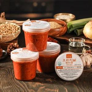 [맛다움] 국내산 찰보리 오리지널보리장 3통 + 매콤 보리장 2통(총 5통, 1.5kg)