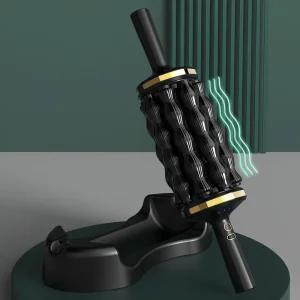 마이가 오토롤 자동 회전 롤러 마사지기 휴대 거치 2in1 전신 근육 마사지