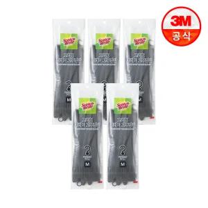 [3M] 고리형 그레이 고무장갑 소/중/대(택1) 5입