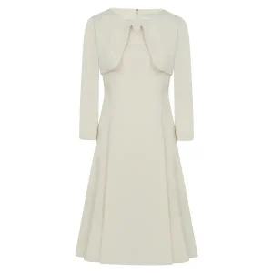 [롯데백화점]라인에디션 볼륨 넥라인 볼레로 원피스(NWOPME04)