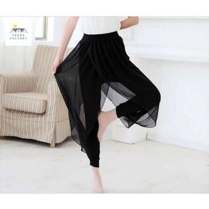 댄스 연습복 라틴댄스 사교 레이스 라인댄스 하의 쉬폰 라틴댄스복 탱고 라인댄스복