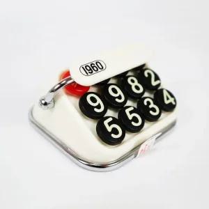 논슬립 레트로타자기 안심번호 주차번호판 새차선물 논슬립주차번호판 논슬립