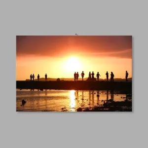 황금 일출 사진 바다 풍경 거실 아크릴액자 600x400 바다액자 집들이선물 개업선물 인테리어그림
