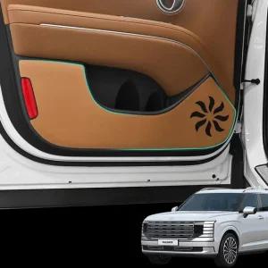 디올뉴 팰리세이드 LX3 튜닝 도어커버 가죽 도어커버 가죽커버 자동차도어커버 킥방지커버