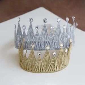 왕관 크라운 헤어 밴드 돌잔치 사진 소품 신생아