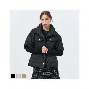 리베레츠 하이넥 덕다운 퀼팅 베스트